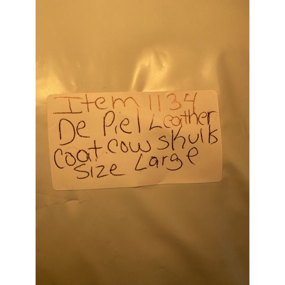 Vintage De Piel Womens Leather Jacket Size Large Southwestern Country Girl Fall - Picture 11 of 12